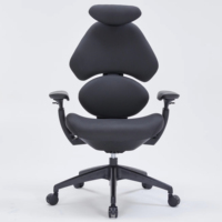 ZY-6812 Nouvelle chaise de bureau ergonomique moderne en tissu avec dossier haut, base étoile en nylon de 350 mm, couleur personnalisée, bras 3D réglables