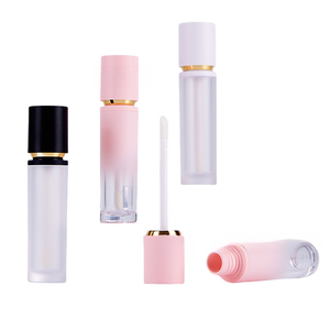 Tubes de rouge à lèvres/gloss à lèvres vides givrés de 8 ml, emballage cosmétique et boîte, étiquette personnalisée, logo, vente en gros, matériau AS/ABS - Product Image 3