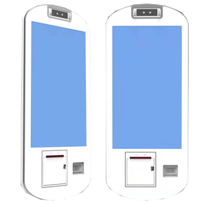 Kiosco de pago de comida rápida con impresora térmica, caja de escáner de código QR, color blanco, pared de Metal, 21 Uds. - Product Image 2