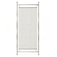 Paravent en maille décorative en acier inoxydable, écran de séparation en métal tissé, maille décorative