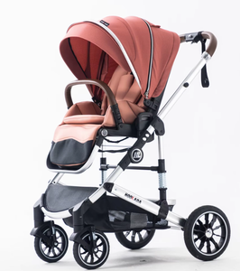 Poussette multifonction légère en alliage avec <span class=keywords><strong>tissu</strong></span> en <span class=keywords><strong>lin</strong></span>, portable pour nouveau-né de 0 à 3 ans - Product Image 1