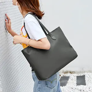 Neue Mode Frauen tasche Großhandel einfache große Kapazität Datei Handtasche hochwertige Nylon Schulter Handtasche
