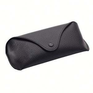 Wholesale High Quality Cheap PU Hard Sunglasses <b>Box</b> Black <b>Brown</b> Litchi Leather Sunglasses Case Sunglasses <b>Box</b> - Product Image 3