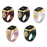 Populaire Iqibla Smart Tasbih Zikr Ring Affichage OLED Longue veille 5 Temps de prière Rappel de vibration Affichage numérique Anneaux intelligents