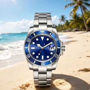 <span class=keywords><strong>Montre</strong></span> de plongée 40 mm, design tendance, verre saphir, logo personnalisé, mouvement à quartz Ronda 515 <span class=keywords><strong>suisse</strong></span>, étanche 10 ATM - Product Image 4