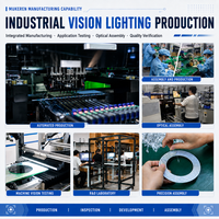Sumber Cahaya LED Strip Terpadu 24V yang Dapat Disesuaikan dan Diredupkan untuk Visi Mesin Industri untuk Kamera Bengkel Laboratorium