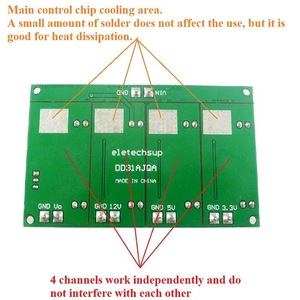 DD31AJQA แปลงไฟ3.3V 5V 12V แผงวงจรจ่ายไฟแบบปรับได้3A จ่ายไฟ DC - Product Image 5