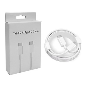 Cable USB <span class=keywords><strong>C</strong></span> de 20W para iPhone 15 15pro 16 pro Max, cable de carga rápida <span class=keywords><strong>tipo</strong></span> <span class=keywords><strong>C</strong></span> a <span class=keywords><strong>tipo</strong></span> <span class=keywords><strong>C</strong></span>, cable de datos para cargador de IPhone con caja - Product Image 1