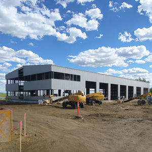 مبنى مصنع حديث بهيكل فولاذي وفقًا للمعايير الأسترالية، ورشة عمل، مستودع، مبنى مصنع مع رافعة، مبنى مكتبي، ضمان 5 سنوات، مقاوم للرياح بسرعة تزيد عن 121 ميل في الساعة - Product Image 1