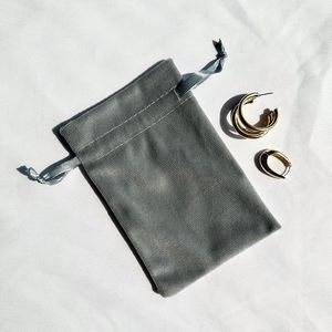 Factory Wholesale Flannel Velvet <b>Pouch</b> Gift <b>Drawstring</b> Bag Packaging Velvet Jewelry <b>Pouch</b> - Product Image 5