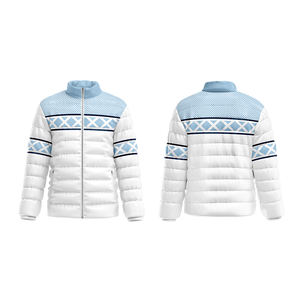 Customizable Designs Sublimation Print Custom Down Puffer Jacket Winter Oversized Loose Outdoor Men'S Puffer Jacket - Product Image 2