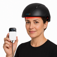Casque laser VCSEL 552 diodes 655nm LLLT pour la croissance des cheveux, 2760mW, contrôle par zone, ajustement réglable, logo personnalisé, fabricant OEM, certifié 510K aux États-Unis