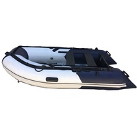 Bateau à rames gonflable pliable en PVC de 10 pieds 310cm avec plancher en aluminium