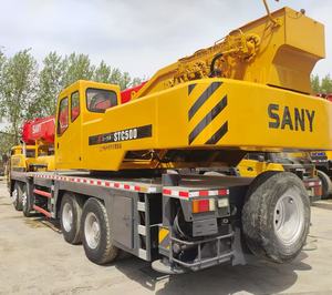 איכות טובה 50 מנוף נייד טון במצב עבודה טוב שימוש במנוף משאית עבור הרמה כבדה על קידום - Product Image 3