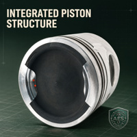 Pièces détachées pour la révision du moteur KTA19 3631244, piston diesel, générateur, machinerie marine, vente en gros