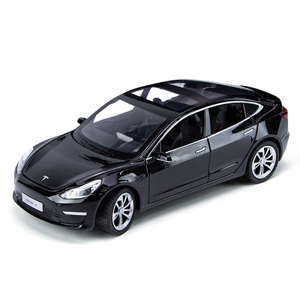 1:24 <strong>Tesla</strong> Model 3 Metal <strong>Car</strong> Scale Model Sound/Light Pull Back Simulatoin Diecast <strong>tesla</strong> <strong>Toy</strong> <strong>Car</strong> - Product Image 3