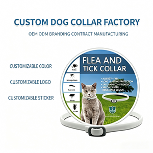 Collares Antipulgas Personalizables al por Mayor para <span class=keywords><strong>Perros</strong></span> y Gatos, Collares Impermeables Antipulgas y Garrapatas, Collares Repelentes de Insectos para Mascotas - Product Image 4