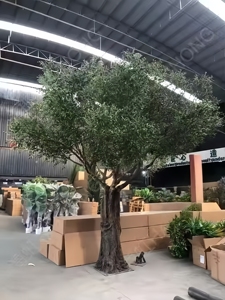 Nouvelle conception, arbre d'olivier artificiel ornemental en gros, faux olivier, grand arbre pour la décoration intérieure et extérieure - Product Image 1