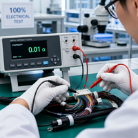 Fourniture en gros de faisceaux de câbles personnalisés, faisceaux de câblage avec connecteurs de câbles de différentes tailles AWG pour appareils électroniques