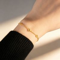 Bracelet chaîne cœur minimaliste en argent sterling 925 au design unique pour femme, bijou délicat pour le quotidien, cadeau de fête