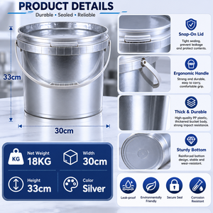 Decorative Silver <b>Glitter</b> Paint Eco Friendly Waterborne Metallic Coating - Product Image 4