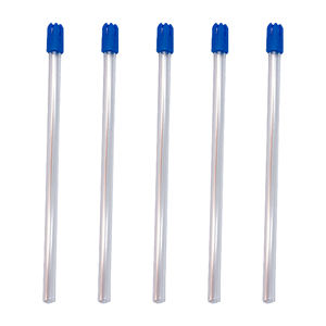डिस्पोजेबल मैनुअल डेंटल लार ईजेक्टर मेडिकल ग्रेड लेटेक्स-मुक्त बैंडेबल निकासी सक्शन टिप्स लचीला स्पष्ट ट्यूब ब्लू टिप - Product Image 5