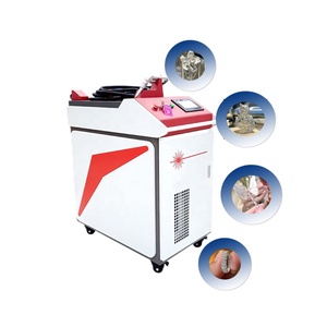 Machine à souder laser à fibre <span class=keywords><strong>4</strong></span> en 1 avec nettoyage et découpe soudure avec 1000W 1500W 2000W 3000W - Product Image 1