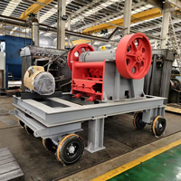 Concasseur à mâchoires PE Gold Crusher avec moteur AC, haute productivité, liste de prix des machines de concassage de pierres
