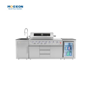 Cocina Exterior con Fregadero de Acero Inoxidable 304, <span class=keywords><strong>Encimera</strong></span> de Mármol y Lavabo Profundo - Product Image 2