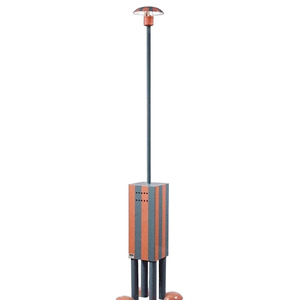 Lampadaire italien Memphis Milano Terminus L300*W300*H1600mm avec source lumineuse LED et commande par interrupteur pour salon et salle d'exposition - Product Image 5
