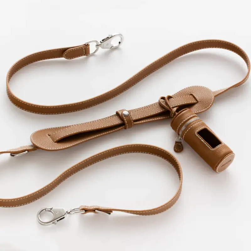 Dog Leash Formação Pet Leads Outdoor PU Leads Hands Free Dog Leash Pet Lead Gentle para Cães