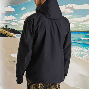 Blouson bomber à capuche unisexe printemps lapin, enduit, protection UV, fermeture éclair sécurisée, respirant, imperméable de qualité supérieure - Product Image 3