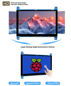 Raspberry Pi <span class=keywords><strong>5</strong></span> <span class=keywords><strong>inch</strong></span> hiển thị 800x480 Độ phân giải IPS LCD RGB giao diện LCM Bảng điều chỉnh cảm ứng điện dung màn hình với bảng HD-MI - Product Image 4
