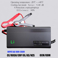 Chargeur rapide 16.8V 21V 25.2V 46.2V 50.4V 63V 71.4V 75.6V 79.8V 3A 4A 5A pour batterie lithium, voiture électrique, camion, tricycle, tondeuse, bateau