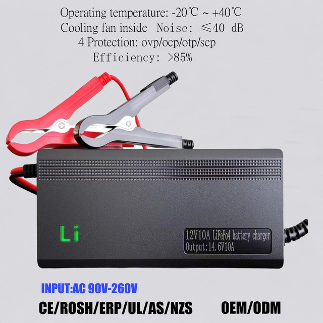 16.8V 21V 25.2 46.2V 50.4V 63V 71.4V 75.6V 79.8V 3A 4A 5A Fast Charger for Lithium Battery Electric Car Truck Tricycle Lawn Boat