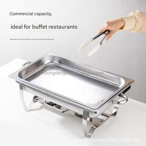 Equipo de Buffet para Hoteles Comerciales, Calentador de Alimentos Eléctrico de Acero Inoxidable, Juegos de Buffet para Restaurantes - Product Image 2