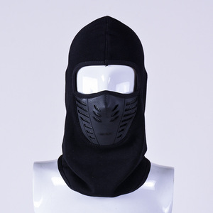 Masker Wajah sepeda, hangat penutup topi Balaclava anti-debu tahan angin musim dingin luar ruangan Ski olahraga <span class=keywords><strong>Filter</strong></span> karbon termal untuk bersepeda pria - Product Image 1