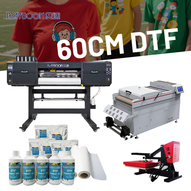 New A1 DTF Printer 60cm A3 I3200 Head Epson Compatible Pigment Ink