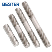 Titanium Fasteners DIN 938 Inconel 718 M8 M10 M12 M14 M16 Double Head Stud Bolt