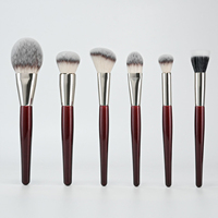 Pinceau de maquillage polyvalent à usages multiples pour la routine de maquillage du visage, outil cosmétique portable, fourniture en marque privée