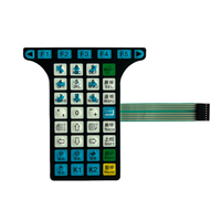 ISO 9001 Factory Custom Durable Waterproof Pet Acrylic PC Panel Membrane Switch for Electric Equipment Automatic Instruments