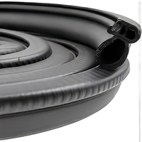Xinhong XHQC-EPDM Bande d'étanchéité EPDM co-extrudée tri-composant avec insert métallique, anti-bruit, sur mesure, pour porte de voiture, profil en U, profilé creux, haute densité