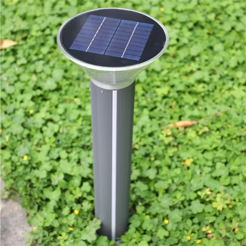 Solar Garden Light Solar betriebene wasserdichte LED Outdoor Pathway Landschaft Poller Solar Rasen leuchten für Yard Walkway