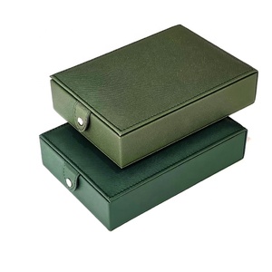 กล่องใส่เครื่องประดับพกพาขนาดเล็ก กล่องเครื่องประดับหนัง PU กล่องเก็บเครื่องประดับหนังแท้ - Product Image 1