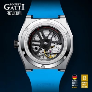 Montre mécanique automatique pour homme BG7601-A, montre-bracelet sport décontractée, horloge lumineuse, montres en acier inoxydable pour homme - Product Image 5