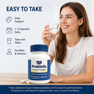 Probiotiques pour femmes 100 milliards de bactéries actives Capsules digestives pour la santé intestinale Équilibre digestif et bien-être - Product Image 1