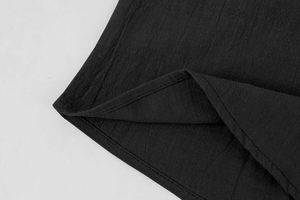 Camisas de Hombre 70% Lino 30% Algodón, Cuello Redondo, Casual, Manga Corta, Corte Regular, Color Liso, Verano, Ligeras, para Playa o Yoga - Product Image 6
