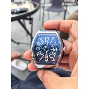 High-quality Hip-hop Digital Men's Watch Stainless Steel Sapphire Crystal Sports Waterproof <b>Automatic</b> Mechanical Watch - Product Image 1