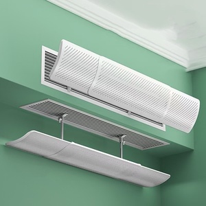 Déflecteur en plastique à suspension télescopique manuel pour pare-brise de <span class=keywords><strong>climatiseur</strong></span>, déflecteur réglable pour ménage - Product Image 3