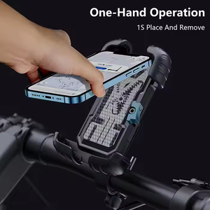 ตัวล็อกสี่ง่ามแบบปรับได้สำหรับผู้ถือโทรศัพท์มือถือมีความปลอดภัยและยืดหยุ่นสำหรับกีฬาขายส่ง - Product Image 3